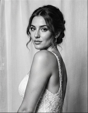 Ritratto in bianco e nero